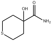 2H-Thiopyran-4-carboxamide,tetrahydro-4-hydroxy-(9CI) Structure