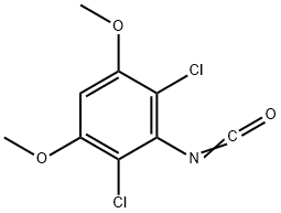 2,4-dichloro-3-isocyanato-1,5-dimethoxybenzene Structure