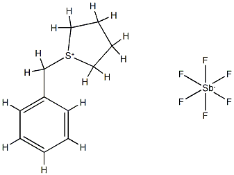 ThiopheniuM, tetrahydro-1-(phenylMethyl)-,(OC-6-11)-hexafluoroantiMonate(1-) (1:1)