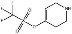 1,2,3,6-四氢-哌啶-4-三氟甲磺酸酯, 873190-88-6, 结构式
