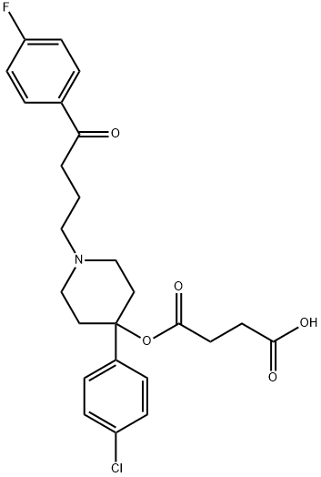 haloperidol hemisuccinate, 87425-73-8, 结构式