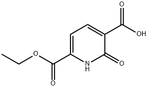 6-乙酯基-2-氧杂-1,2-二氢吡啶-3-羧酸, 87762-51-4, 结构式