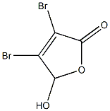 3,4-DibroMo-5-hydroxyfuran-2(5H)-one Structure