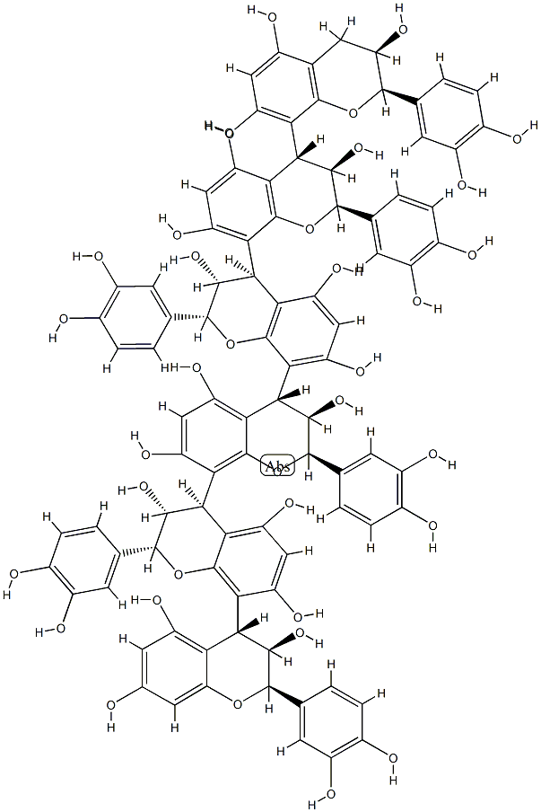 [epicatechin-(4beta->8)]5-epicatechin Structure