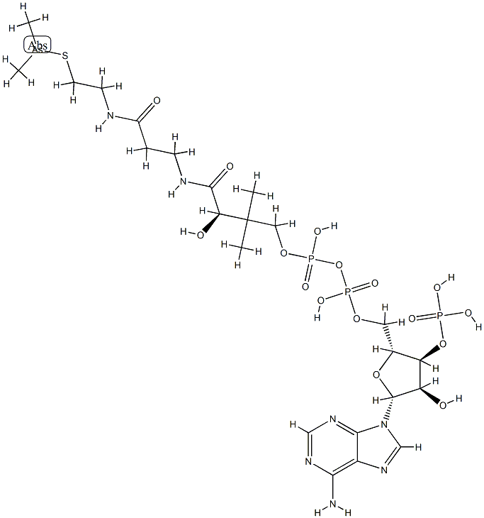 S-dimethylarsino-coenzyme A Struktur