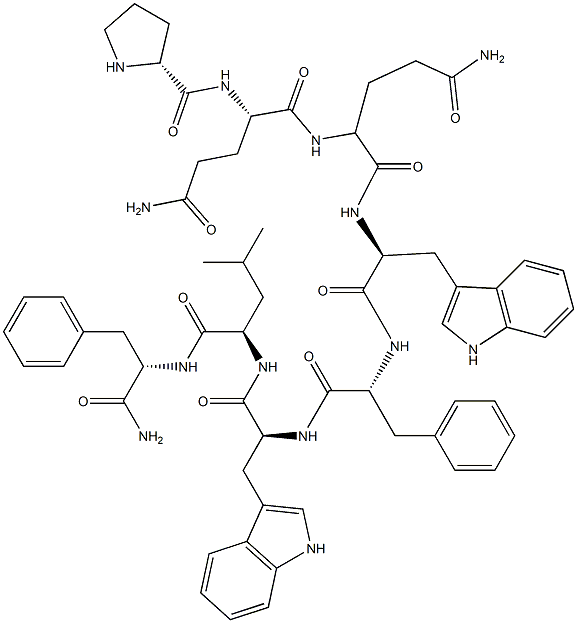 substance P (4-11), Pro(4)-Trp(7,9)-PheNH2(11)- Struktur