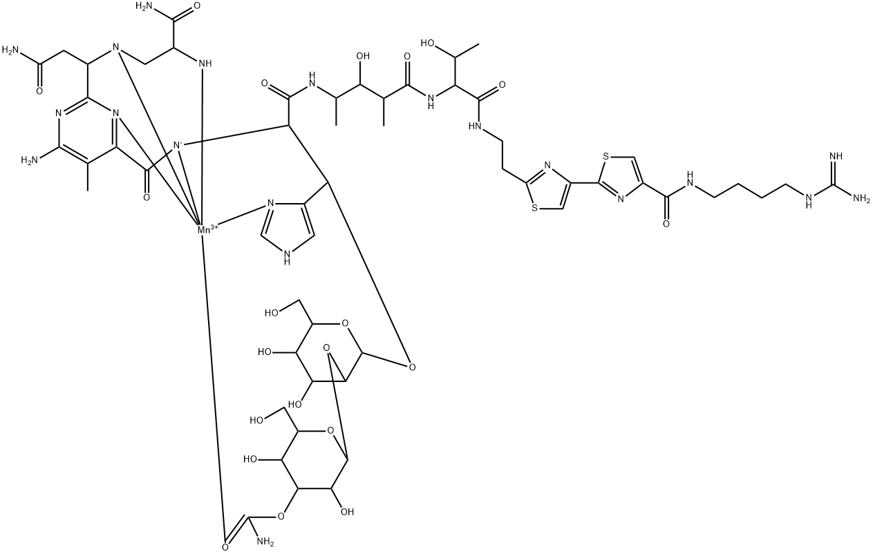 manganese bleomycin Struktur
