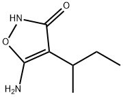 4-Isoxazolin-3-one,5-amino-4-sec-butyl-(7CI) Structure