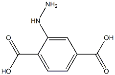2-肼基对苯二甲酸, 89977-10-6, 结构式