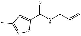 5-Isoxazolecarboxamide,N-allyl-3-methyl-(7CI) Struktur