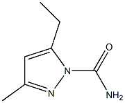 1H-Pyrazole-1-carboxamide,5-ethyl-3-methyl-(9CI) 结构式