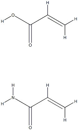 Poly(acrylamide-co-acrylic acid) Struktur