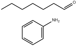 Aniline-heptaldehyde reaction product, 9003-50-3, 结构式