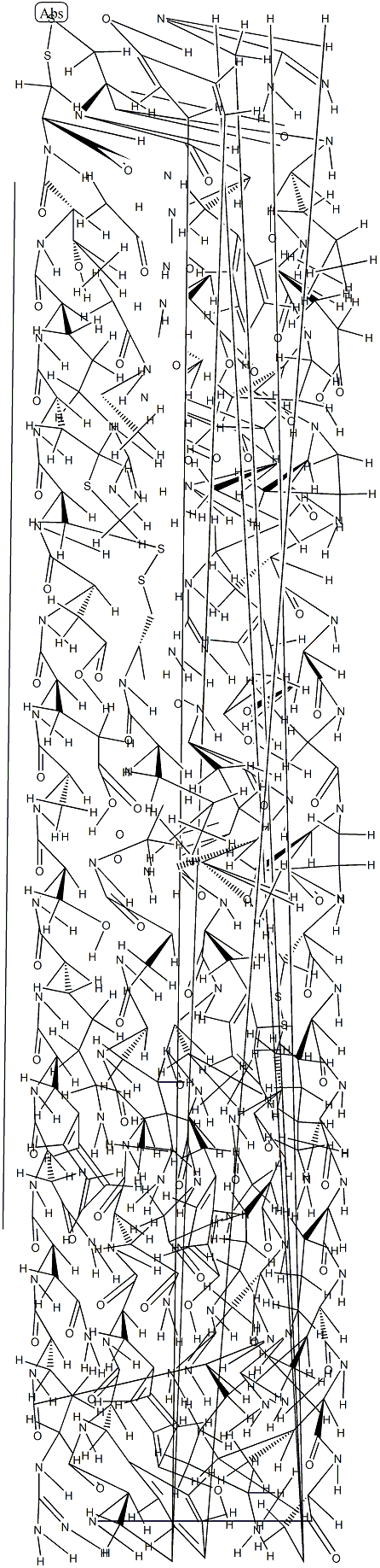 抑肽酶, 9004-04-0, 结构式