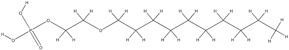 Poly(oxy-1,2-ethanediyl), .alpha.-phosphono-.omega.-(decyloxy)- Structure