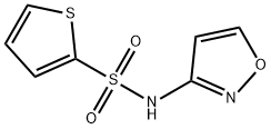 N-3-Isoxazolyl-2-thiophenesulfonamide Structure
