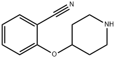 2-(PIPERIDIN-4-YLOXY)BENZONITRILE Structure