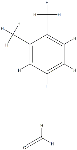 甲醛与二甲苯的聚合物, 9006-24-0, 结构式