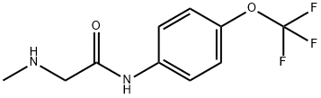 2-(methylamino)-N-[4-(trifluoromethoxy)phenyl]acetamide|