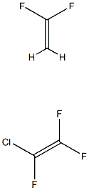 聚氯三氟乙烯-偏氟乙烯共聚物,9010-75-7,结构式