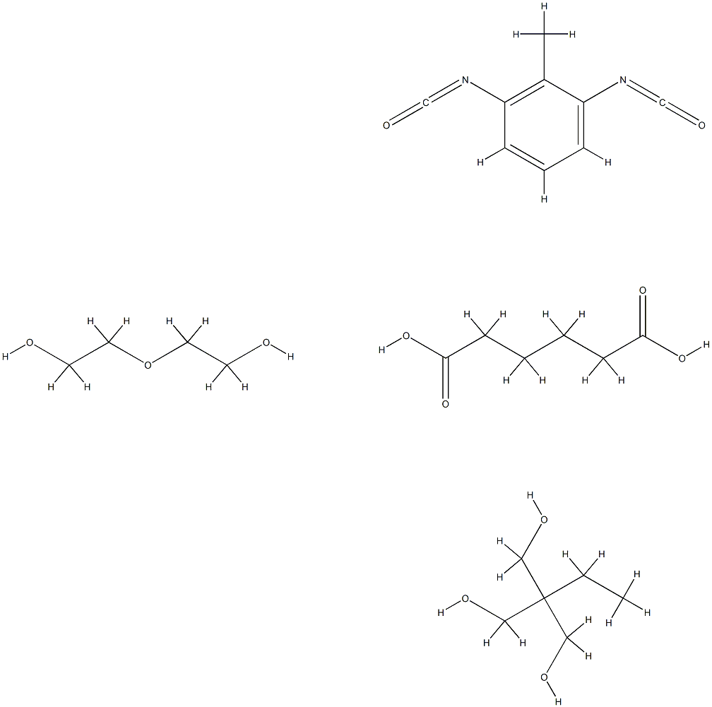 지방산-TDI-트리메틸올프로판-디에틸렌 글리콜 공중합체