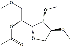 1,4-Anhydro-5-O-acetyl-2,3,6-tri-O-methyl-d-glucitol 结构式