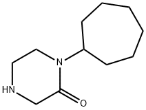 1-cycloheptyl-2-piperazinone 结构式