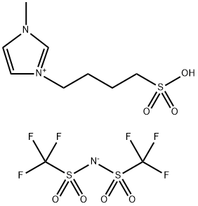 1-Methyl-3-(4-sulfobutyl)imidazolium Bis(trifluoromethanesulfonyl)imide|1-甲基-3-(4-磺丁基)咪唑鎓双(三氟甲磺酰基)亚胺