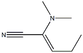 2-Pentenenitrile,2-(dimethylamino)-(9CI) 结构式