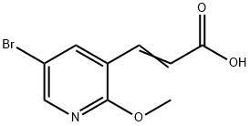 3-(5-BROMO-2-METHOXY-3-PYRIDYL)ACRYLIC ACID