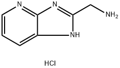 3H-咪唑并[4,5-B]吡啶-2-甲胺盐酸盐, 914087-69-7, 结构式