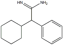 2-cyclohexyl-2-phenylacetamidine Structure