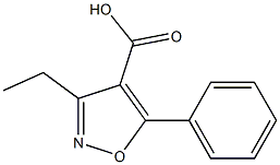 4-Isoxazolecarboxylicacid,3-ethyl-5-phenyl-(7CI) Structure