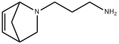 3-(2-アザビシクロ[2.2.1]ヘプト-5-エン-2-イル)プロパン-1-アミン 化学構造式
