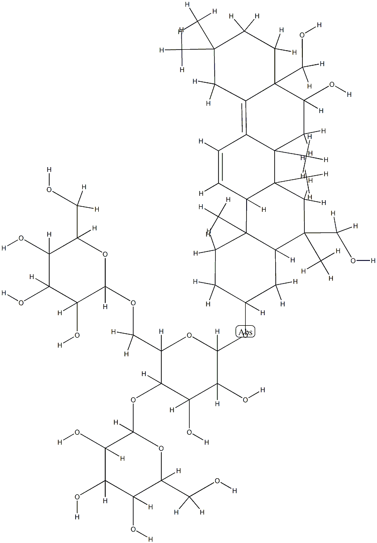 断血流皂苷A, 916347-31-4, 结构式