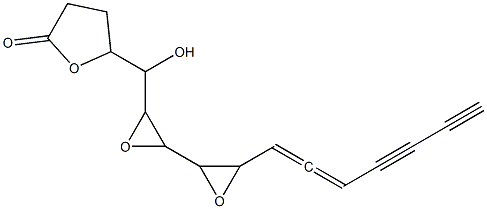 葱茎菌素 B, 91682-94-9, 结构式