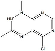 5-chloro-8,10-dimethyl-2,4,7,9,10-pentazabicyclo[4.4.0]deca-2,4,7,11-t etraene Struktur