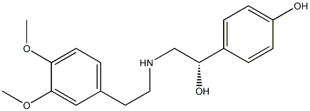 (S)-デノパミン 化学構造式