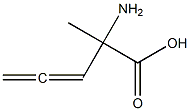 3,4-Pentadienoicacid,2-amino-2-methyl-(9CI) Structure