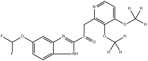 Pantoprazole-D6 Struktur