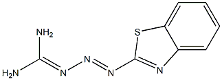 3-Triazenecarboxamidine,1-(2-benzothiazolyl)-(7CI) 结构式