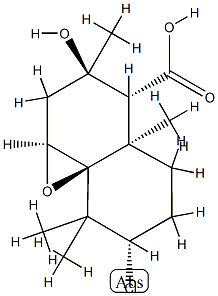 (1aS,8aS)-7α-Chlorooctahydro-3β-hydroxy-3,4aα,8,8-tetramethyl-3H-naphth[1,8a-b]oxirene-4α-carboxylic acid|阿替毒素 B