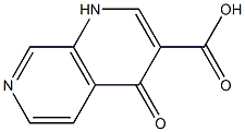 1,7-Naphthyridine-3-carboxylicacid,4-hydroxy-(9CI) Structure