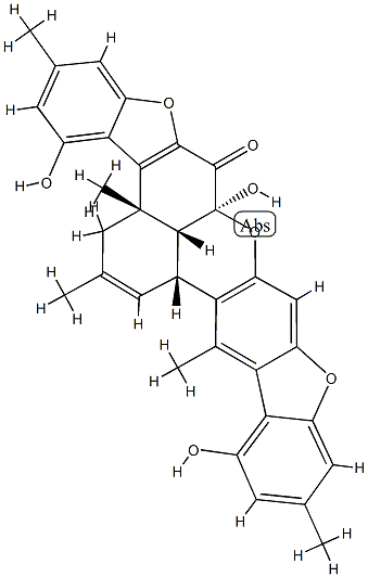 采曲菌素 B 结构式