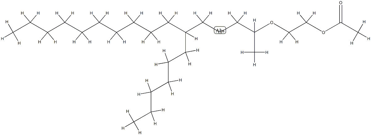 PROPYLENE GLYCOL ISOCETETH-3 ACETATE Struktur