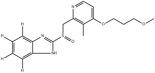 Rabeprazole-d4 Struktur