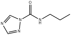 1H-1,2,4-Triazole-1-carboxamide,N-propyl-(9CI) Struktur
