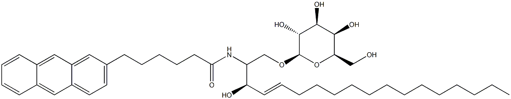 1-O-Galactosyl-2-N-(6-(2-anthroyl)hexanoyl)-4-sphingenine,93620-54-3,结构式