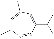 3H-1,2-Diazepine,3,5-dimethyl-7-(1-methylethyl)-(9CI) 结构式
