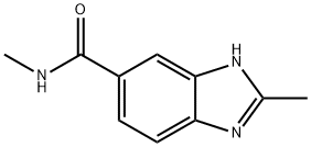 5(Or6)-Benzimidazolecarboxamide,N,2-dimethyl-(7CI) Structure